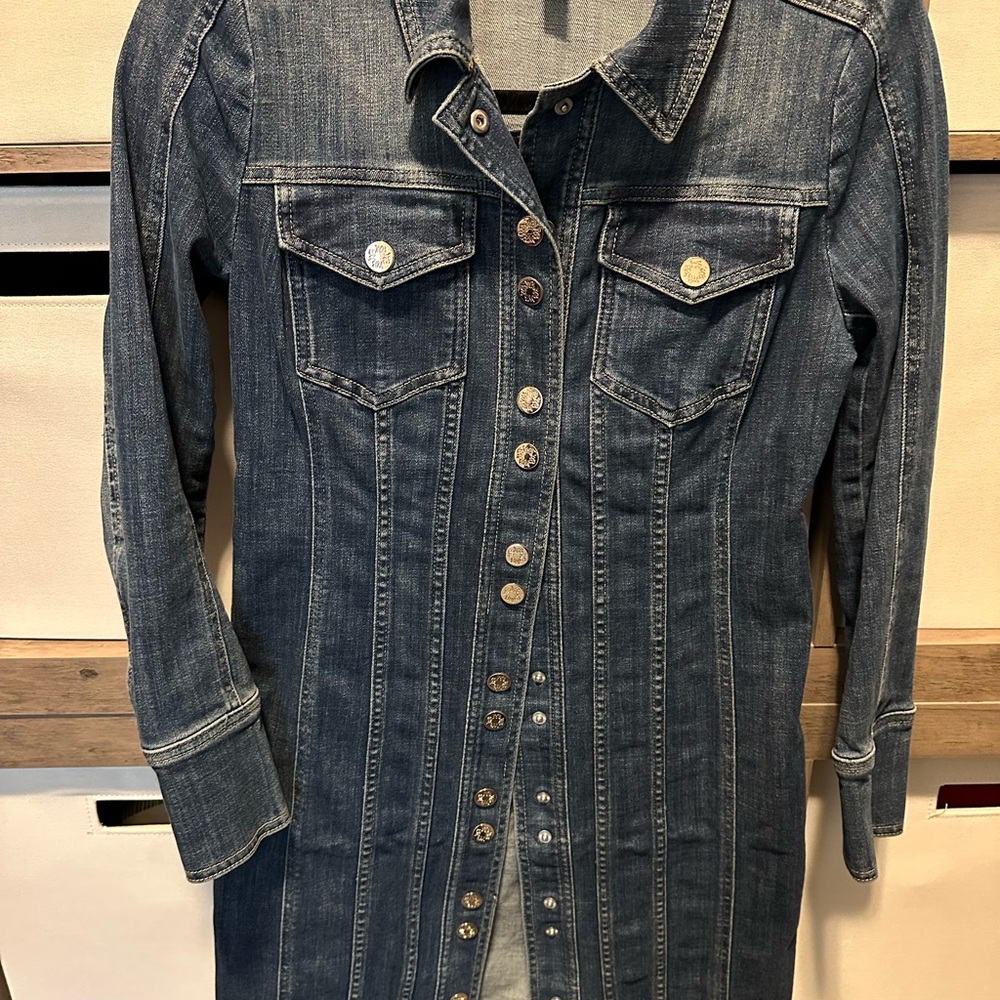Denim Button-Up Jacket